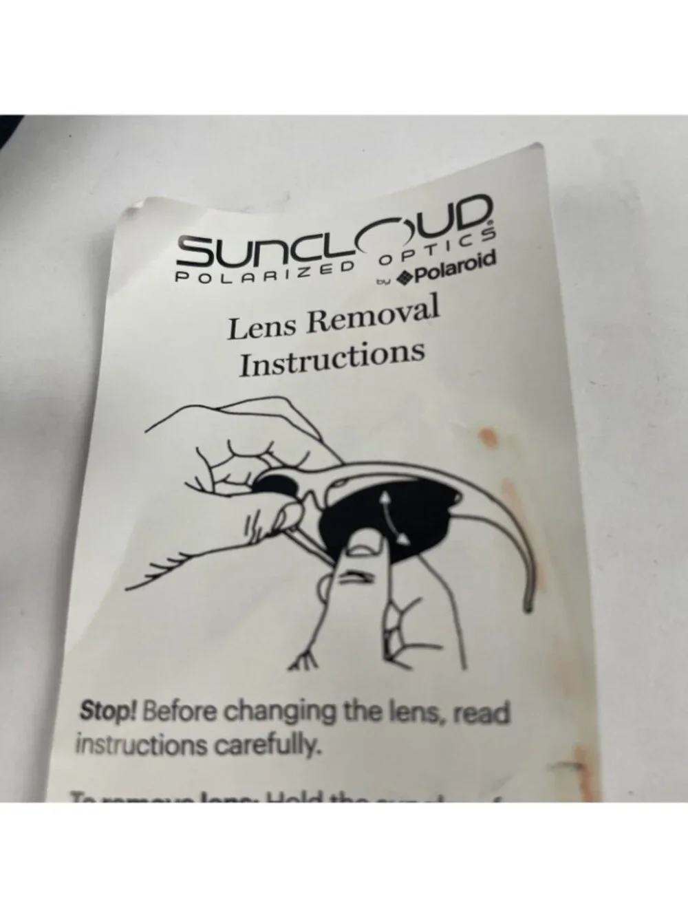 SUNCLOUD Slant Polarized Sunglasses by Polaroid Wrap Around Sports Nose Guards